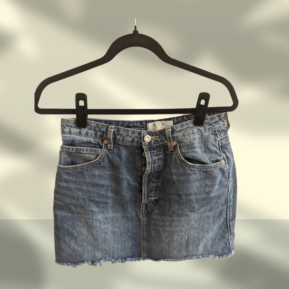 We The Free Denim Skirt